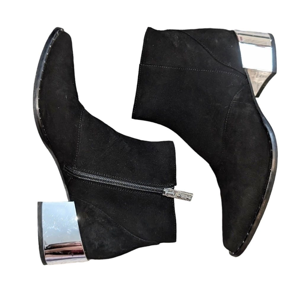 Ivy Kirzhner Cirque Black Leather Ankle Boot size 38.5